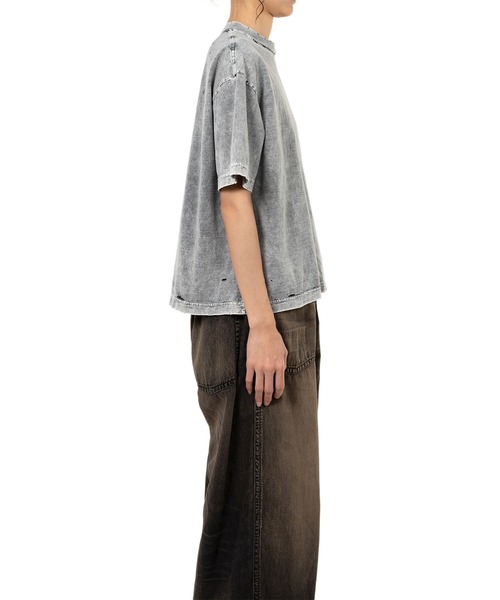 Maison MIHARA YASUHIRO(メゾンミハラヤスヒロ)の「Bleached T-shirt(Tシャツ/カットソー・レディース・グレー/ブラック・36/38)」の19枚目の写真