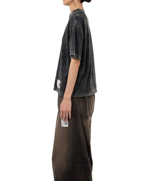 Maison MIHARA YASUHIRO(メゾンミハラヤスヒロ)の「Bleached T-shirt(Tシャツ/カットソー・レディース・グレー/ブラック・36/38)」の5枚目の写真