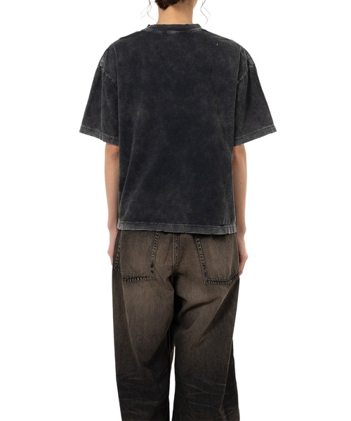 Maison MIHARA YASUHIRO(メゾンミハラヤスヒロ)の「Bleached T-shirt(Tシャツ/カットソー・レディース・グレー/ブラック・36/38)」の21枚目の写真