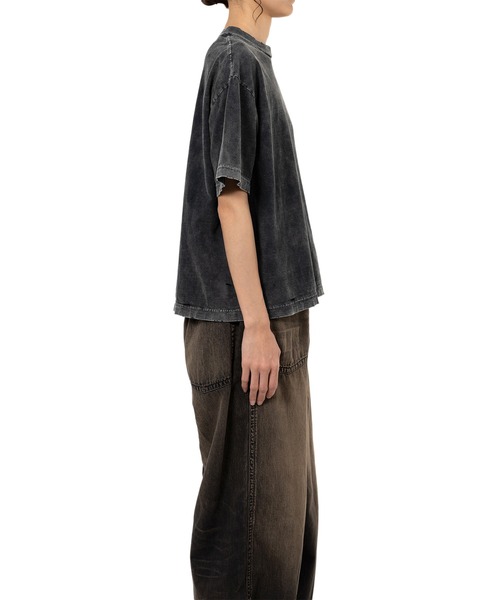 Maison MIHARA YASUHIRO(メゾンミハラヤスヒロ)の「Bleached T-shirt(Tシャツ/カットソー・レディース・グレー/ブラック・36/38)」の22枚目の写真
