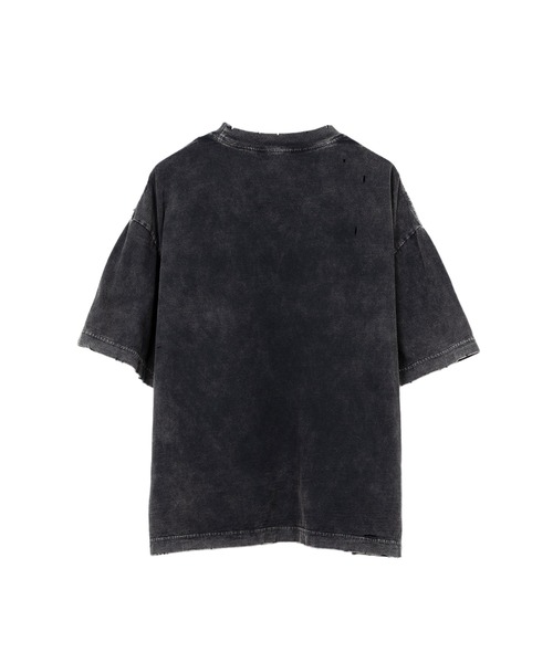 Maison MIHARA YASUHIRO(メゾンミハラヤスヒロ)の「Bleached T-shirt(Tシャツ/カットソー・レディース・グレー/ブラック・36/38)」の3枚目の写真