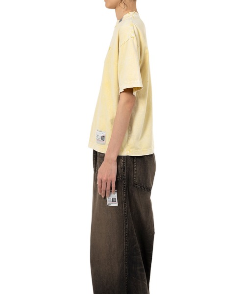 Maison MIHARA YASUHIRO(メゾンミハラヤスヒロ)の「Bleached T-shirt(Tシャツ/カットソー・レディース・グレー/ブラック・36/38)」の12枚目の写真