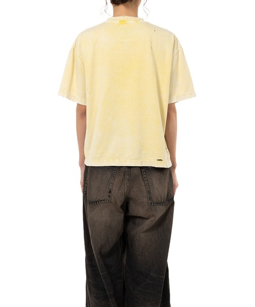 Maison MIHARA YASUHIRO(メゾンミハラヤスヒロ)の「Bleached T-shirt(Tシャツ/カットソー・レディース・グレー/ブラック・36/38)」の13枚目の写真