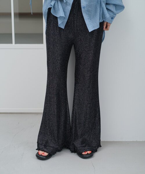 ラメカットフレアパンツ（その他パンツ）｜Kastane（カスタネ）の