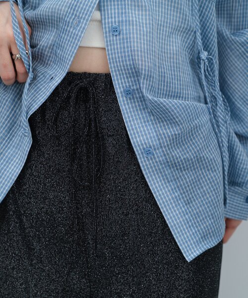 Kastane(カスタネ)の「ラメカットフレアパンツ(その他パンツ・レディース・ブラック・FREE)」の10枚目の写真