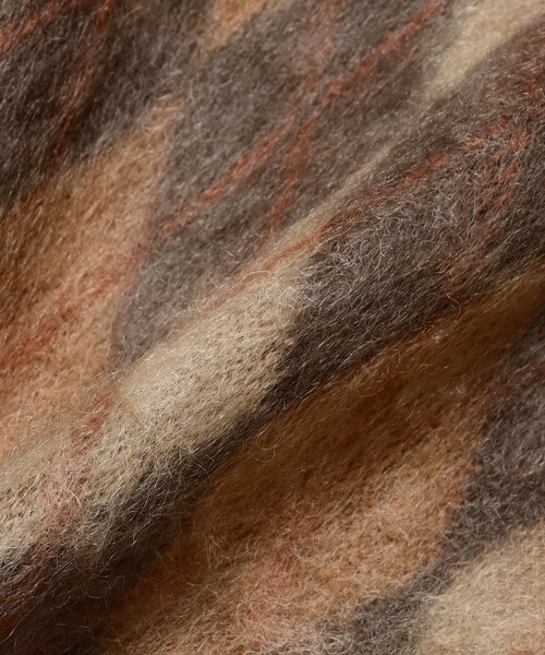 BEAMS PLUS（ビームスプラス）の「アーガイル モヘア ダブルジャカード ニット ベスト（ニット/セーター・メンズ・オフホワイト/ネイビー/ブラウン・XL/L/S/M）」の21枚目の写真