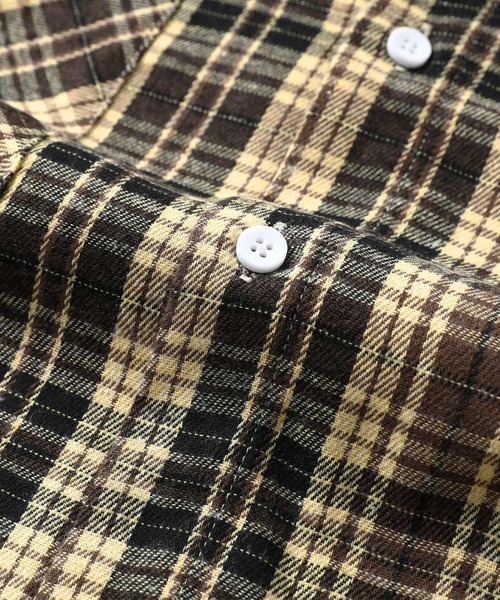 TOBEE(トゥビー)の「【TOBEE】グラデーション チェックシャツ(シャツ/ブラウス・メンズ・ブラウン/ブルー・X-LARGE/LARGE/MEDIUM/SMALL)」の17枚目の写真