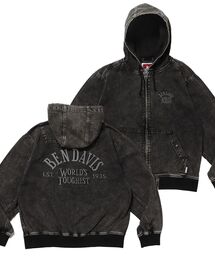 BEN DAVIS(xfCrX)́yBEN DAVISixfCrXjz BLEACHED TWILL ZIP HOODIE /p[J[ Wbvp[J[ _uWbv Z hJ(u])