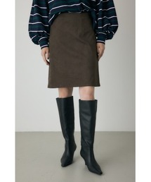 crie conforto | スエードライクミニスカート　冬服(スカート)