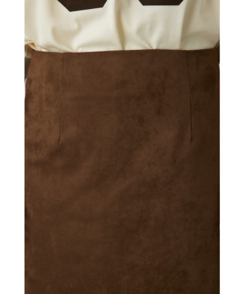 crie conforto（クリーコンフォルト）の「スエードライクミニスカート　冬服（スカート・レディース・ブラック/カーキ/キャメル・FREE）」の9枚目の写真