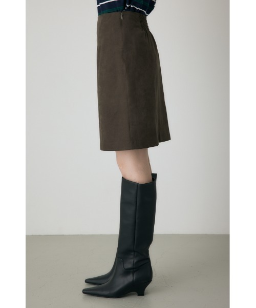 crie conforto（クリーコンフォルト）の「スエードライクミニスカート　冬服（スカート・レディース・ブラック/カーキ/キャメル・FREE）」の17枚目の写真