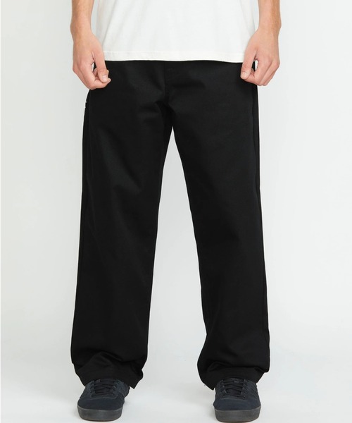 VOLCOM(ボルコム)の「【VOLCOM/ボルコム】 Frickin Skate Chino Pants /テーパードチノパンツ(チノパンツ・メンズ・ブラック・28inch/30inch/32inch/34inch)」の1枚目の写真