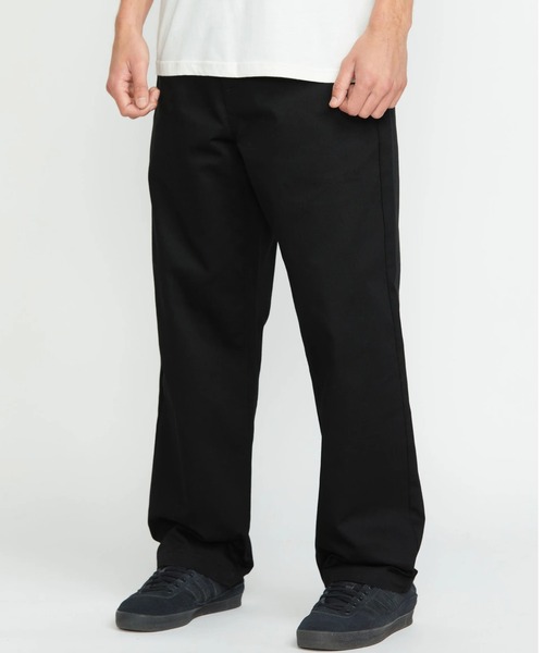 VOLCOM(ボルコム)の「【VOLCOM/ボルコム】 Frickin Skate Chino Pants /テーパードチノパンツ(チノパンツ・メンズ・ブラック・28inch/30inch/32inch/34inch)」の3枚目の写真