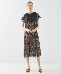 DESIGNWORKS（デザインワークス）の「レース刺繍ワンピース（ワンピース・レディース）」