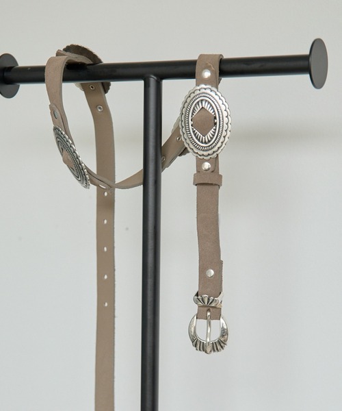 Whim Gazette（ウィムガゼット）の「【Hoaw.】コンチョベルト（ベルト・レディース・ブラック/グレー系その他・FREE）」の4枚目の写真