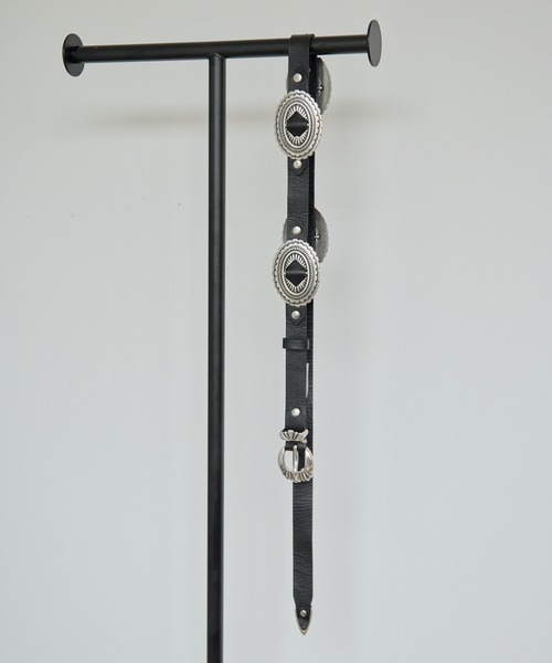 Whim Gazette（ウィムガゼット）の「【Hoaw.】コンチョベルト（ベルト・レディース・ブラック/グレー系その他・FREE）」の6枚目の写真