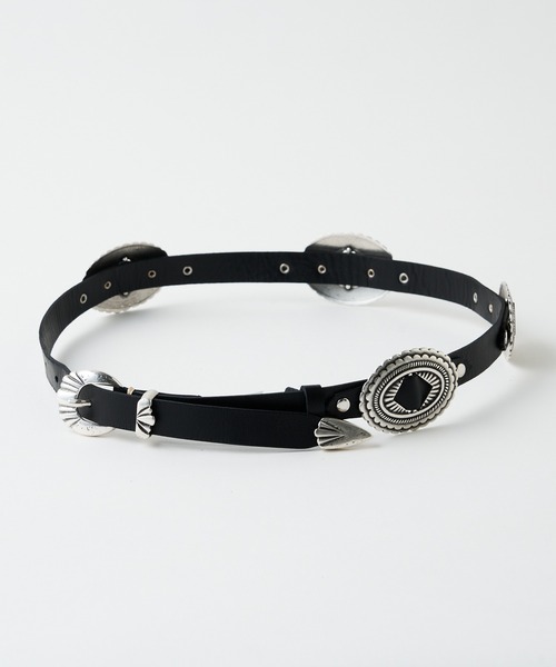 Whim Gazette（ウィムガゼット）の「【Hoaw.】コンチョベルト（ベルト・レディース・ブラック/グレー系その他・FREE）」の7枚目の写真