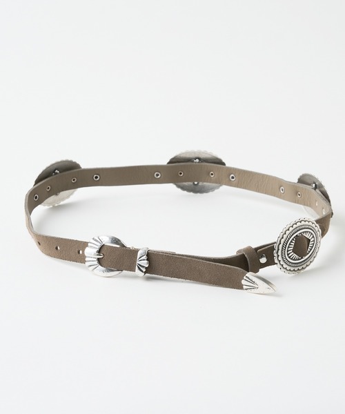 Whim Gazette（ウィムガゼット）の「【Hoaw.】コンチョベルト（ベルト・レディース・ブラック/グレー系その他・FREE）」の8枚目の写真