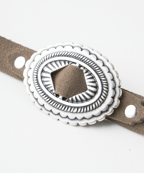 Whim Gazette（ウィムガゼット）の「【Hoaw.】コンチョベルト（ベルト・レディース・ブラック/グレー系その他・FREE）」の9枚目の写真