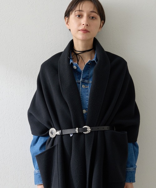 Whim Gazette（ウィムガゼット）の「【Hoaw.】コンチョベルト（ベルト・レディース・ブラック/グレー系その他・FREE）」の14枚目の写真