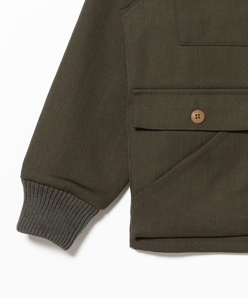 BEAMS PLUS（ビームスプラス）の「ウール エラスティック フィールダー ジャケット（ブルゾン・メンズ・グリーン・L/M/S/XL）」の6枚目の写真