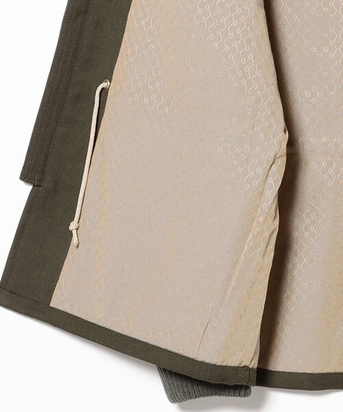 BEAMS PLUS（ビームスプラス）の「ウール エラスティック フィールダー ジャケット（ブルゾン・メンズ・グリーン・L/M/S/XL）」の7枚目の写真