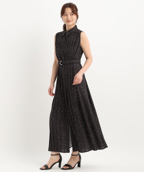 Andemiu(アンデミュウ)の「アソートプリーツワンピース577422(ワンピース・レディース・ネイビー/ブラウン/グレー/オフホワイト/ブラック・FREE)」の20枚目の写真