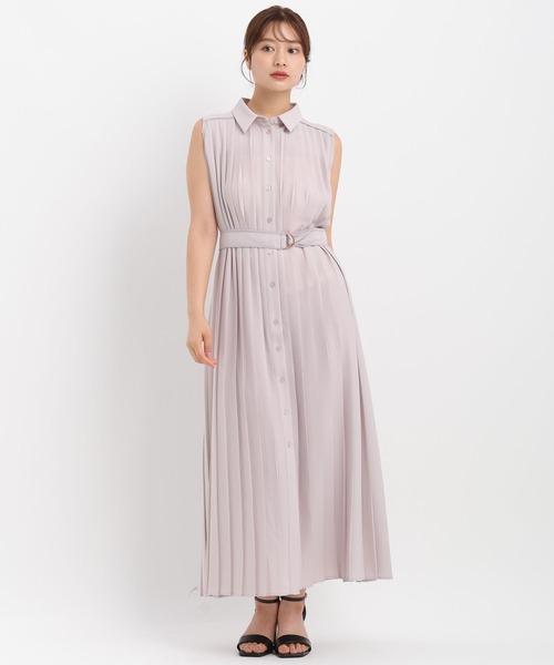 Andemiu(アンデミュウ)の「アソートプリーツワンピース577422(ワンピース・レディース・ネイビー/ブラウン/グレー/オフホワイト/ブラック・FREE)」の21枚目の写真