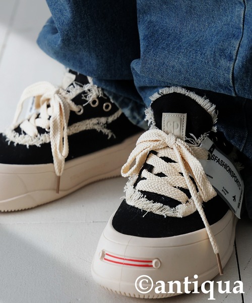 antiqua（アンティカ）の「厚底スニーカー（スニーカー・メンズ・ブラック系その他/ホワイト系その他・40/44/42）」の13枚目の写真