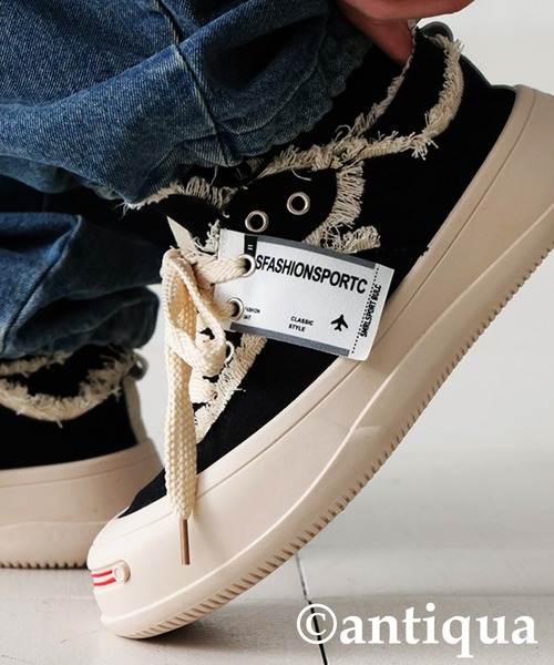 antiqua（アンティカ）の「厚底スニーカー（スニーカー・メンズ・ブラック系その他/ホワイト系その他・40/44/42）」の14枚目の写真