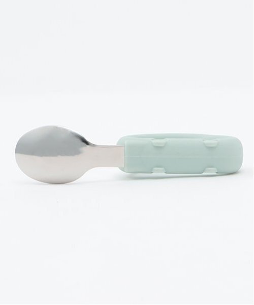 petit main（プティマイン）の「にぎりやすいシリコンカトラリーセット/L（カトラリー・キッズ・モカ/ライトピンク/ライトグリーン・F）」の6枚目の写真
