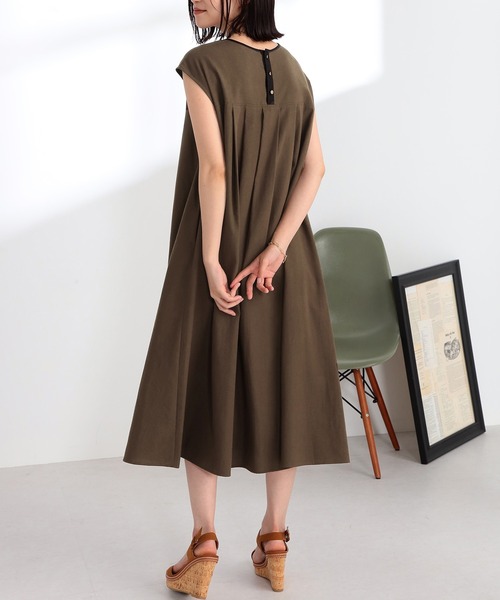 GALLORIA(ギャローリア)の「はっ水 サックワンピース(ワンピース・レディース・ブラック/ブラウン・S/M/L/LL)」の8枚目の写真
