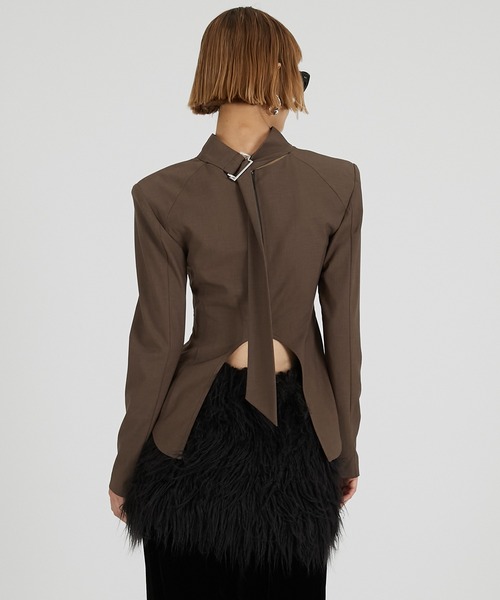 スーチングバックタイトップス / Suiting Back Tie Tops(シャツ スーチングバックタイトップス / Suiting Back Tie Tops(シャツ