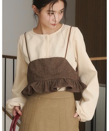 moi tytto | 【セットアップ可能】フリルビスチェ(その他トップス)