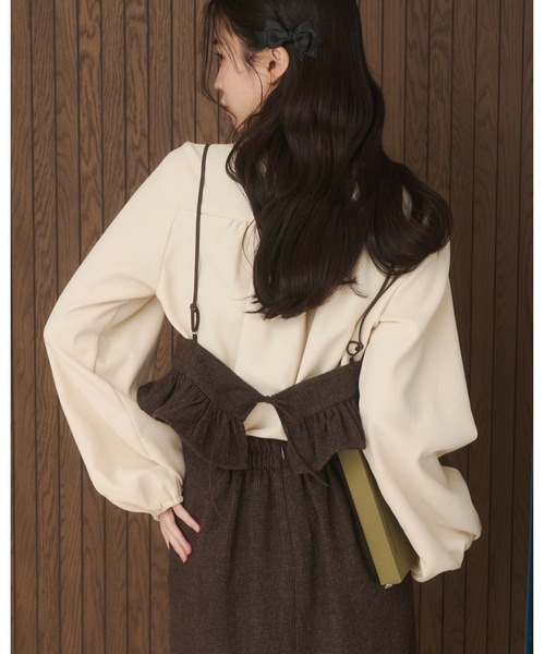 moi tytto（モイテュット）の「【セットアップ可能】フリルビスチェ（その他トップス・レディース・ダークブラウン/ブラウン・FREE）」の8枚目の写真