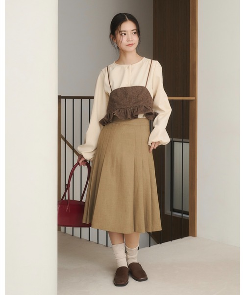 moi tytto（モイテュット）の「【セットアップ可能】フリルビスチェ（その他トップス・レディース・ダークブラウン/ブラウン・FREE）」の5枚目の写真