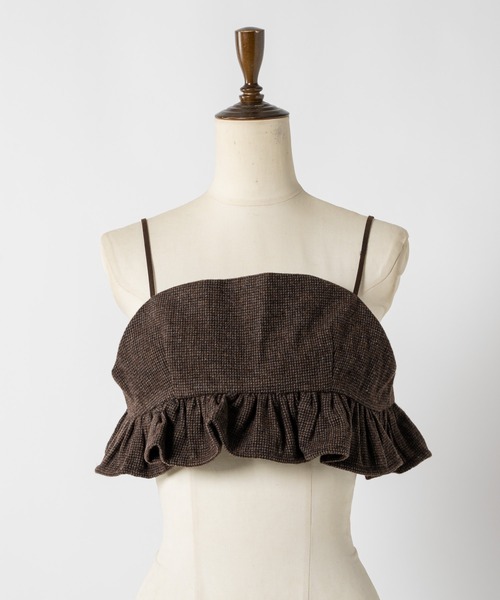 moi tytto（モイテュット）の「【セットアップ可能】フリルビスチェ（その他トップス・レディース・ダークブラウン/ブラウン・FREE）」の21枚目の写真