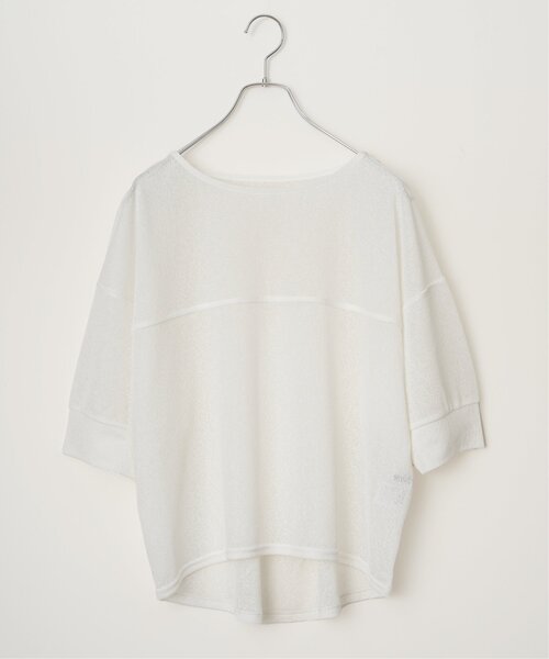 LBC（エルビーシー）の「シアータック切り替えプルオーバー（Tシャツ/カットソー・レディース・ホワイト/ブラック/ブルー・M）」の16枚目の写真