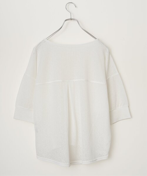 LBC（エルビーシー）の「シアータック切り替えプルオーバー（Tシャツ/カットソー・レディース・ホワイト/ブラック/ブルー・M）」の15枚目の写真