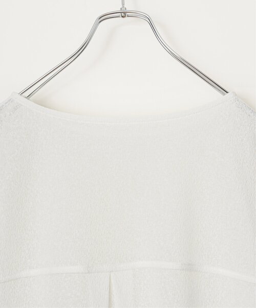 LBC（エルビーシー）の「シアータック切り替えプルオーバー（Tシャツ/カットソー・レディース・ホワイト/ブラック/ブルー・M）」の13枚目の写真