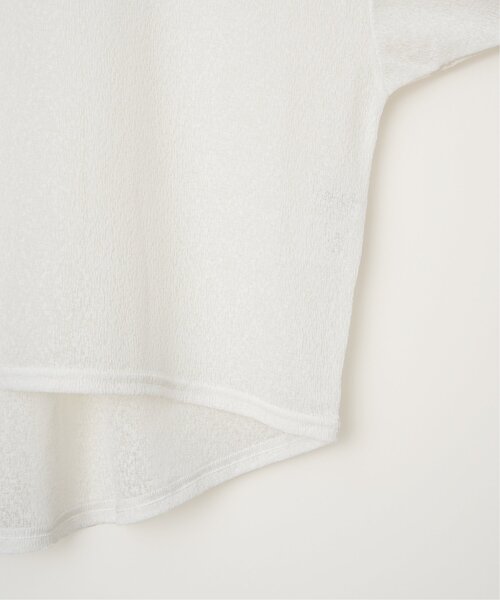 LBC（エルビーシー）の「シアータック切り替えプルオーバー（Tシャツ/カットソー・レディース・ホワイト/ブラック/ブルー・M）」の10枚目の写真