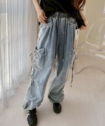 ONEP STAR（ワンピスター）の「ワイドシルエットカーゴパンツ（カーゴパンツ）」