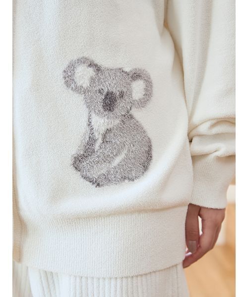 最終値下げ ジェラートピケ コアラジャガードカーディガン セール】コアラジャガードカーディガン（ルームウェア/パジャマ