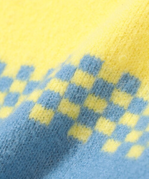 こども ビームス（コドモビームス）の「【別注】LOGAN Knitting Mills / ニット ベスト 2025FW（100～150cm）（ベスト・キッズ・ライム/イエロー・S(100-110cm)/M(120-130cm)/L(140-150cm)）」の11枚目の写真