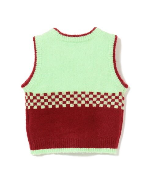 こども ビームス（コドモビームス）の「【別注】LOGAN Knitting Mills / ニット ベスト 2025FW（100～150cm）（ベスト・キッズ・ライム/イエロー・S(100-110cm)/M(120-130cm)/L(140-150cm)）」の21枚目の写真