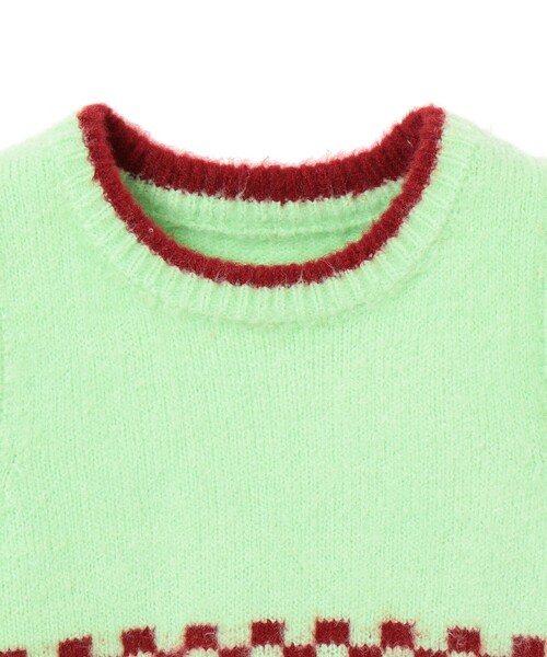 こども ビームス（コドモビームス）の「【別注】LOGAN Knitting Mills / ニット ベスト 2025FW（100～150cm）（ベスト・キッズ・ライム/イエロー・S(100-110cm)/M(120-130cm)/L(140-150cm)）」の17枚目の写真