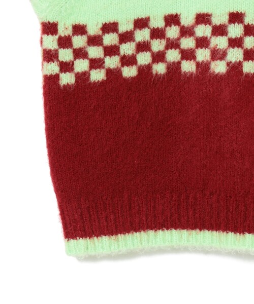 こども ビームス（コドモビームス）の「【別注】LOGAN Knitting Mills / ニット ベスト 2025FW（100～150cm）（ベスト・キッズ・ライム/イエロー・S(100-110cm)/M(120-130cm)/L(140-150cm)）」の16枚目の写真