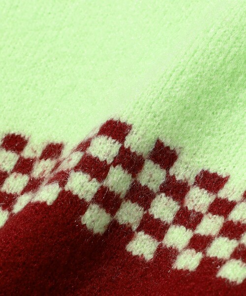 こども ビームス（コドモビームス）の「【別注】LOGAN Knitting Mills / ニット ベスト 2025FW（100～150cm）（ベスト・キッズ・ライム/イエロー・S(100-110cm)/M(120-130cm)/L(140-150cm)）」の8枚目の写真