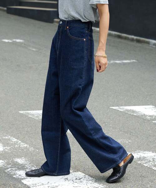 追4 ULTデニムハイライズルーズ5PKT（デニムパンツ）｜OUTDOOR