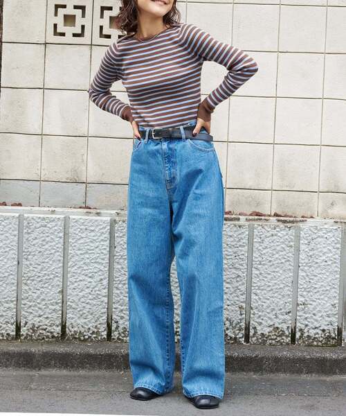 ULTデニムハイライズルーズ5PKT（デニムパンツ）｜OUTDOOR